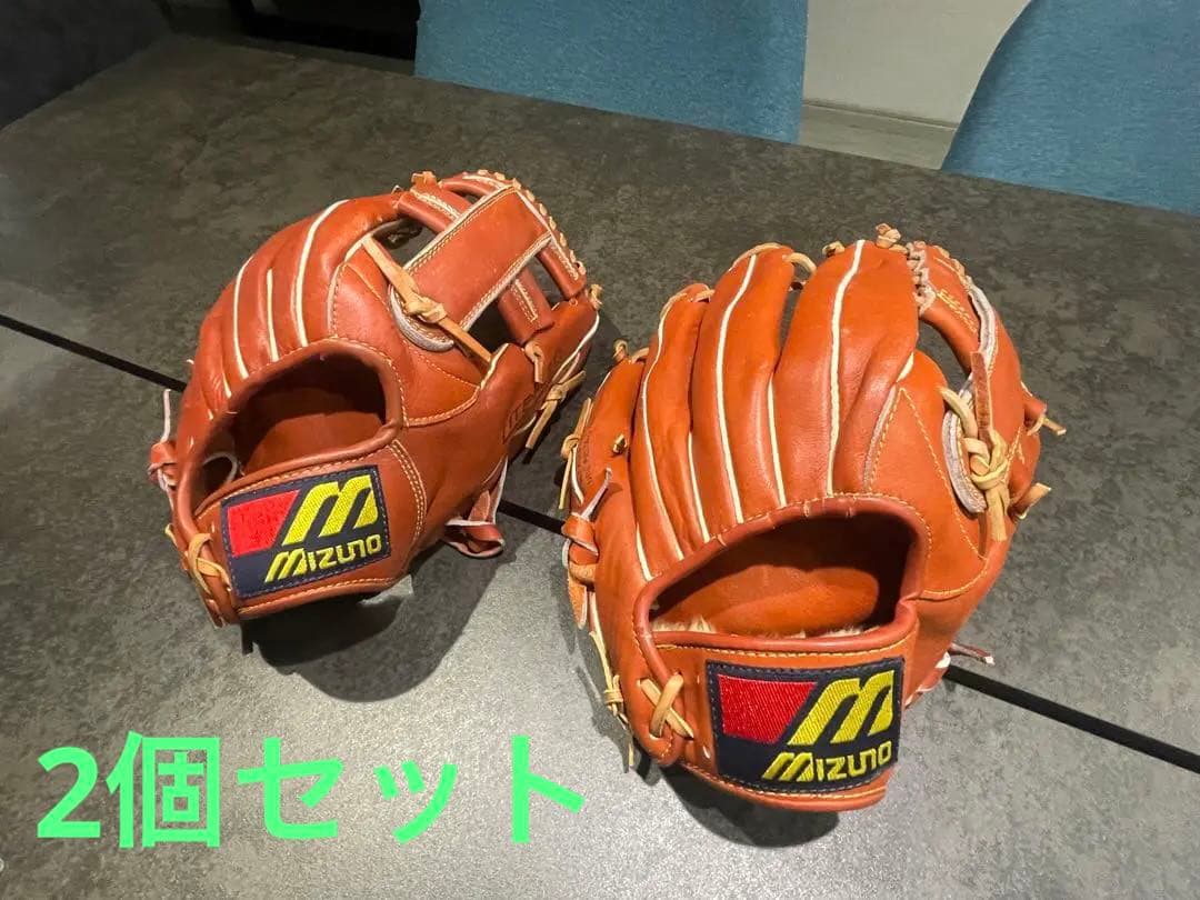 ミズノ☆ビンテージグローブ2個セット