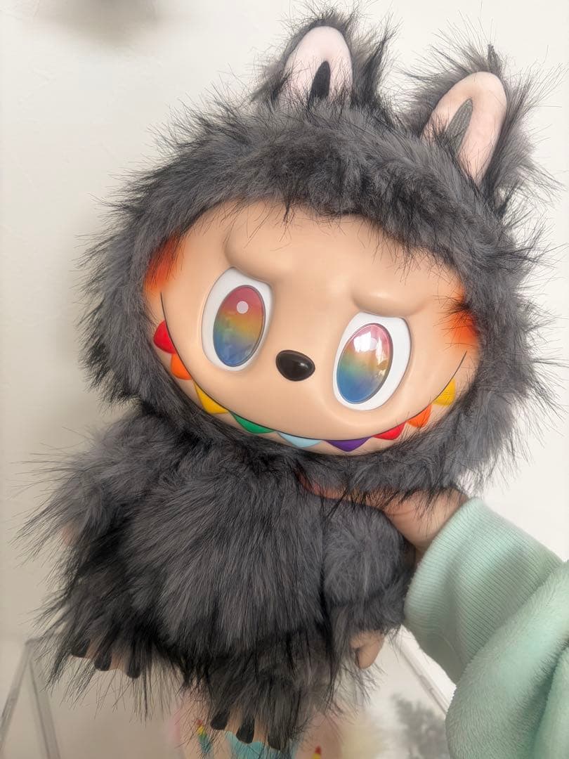黒 ジモモ BIGサイズ ぬいぐるみ レア labubu ZIMOMO ラブブ