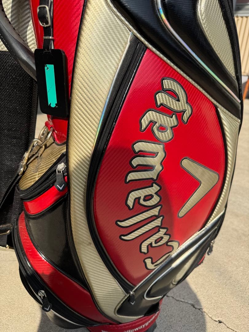 Callaway キャディバッグ レッド ブラック