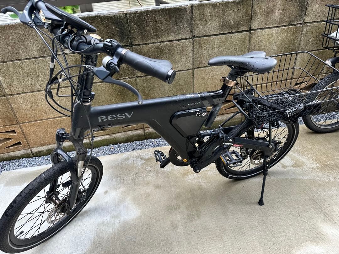 【黄色と黒は勇気のしるし様】【ジャンク品】BESV PSA1 電動自転車
