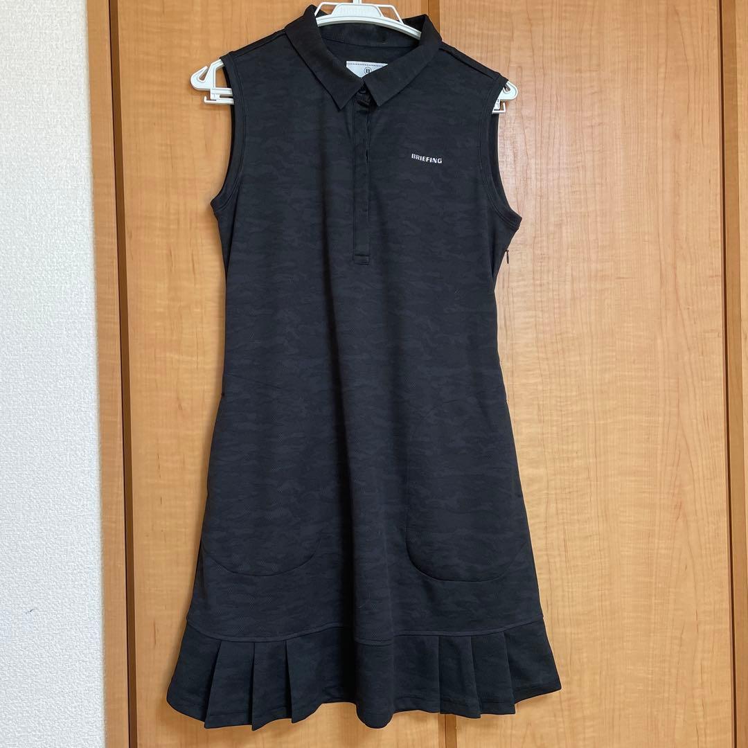 美品　ブリーフィング　ゴルフ　ワンピース　迷彩　ノンスリーブ　M