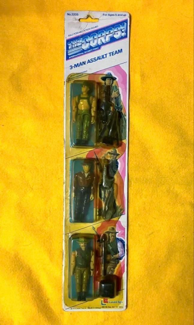 【未開封】1990年 THE CORPS！3-MEN Lanard/ GIジョー