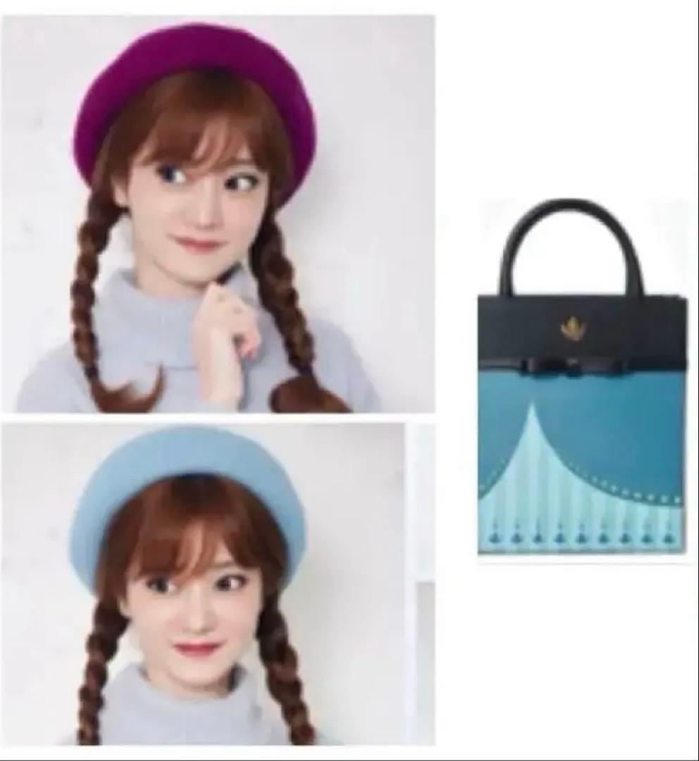 しまむら　ちはる　アナ雪　アナ　バッグ&トップス&サンダル&スカート&帽子