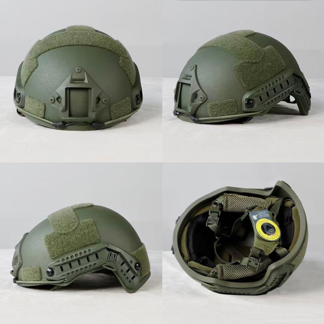FASTタイプ戦術ヘルメット｜調整可能｜オリーブドラブ