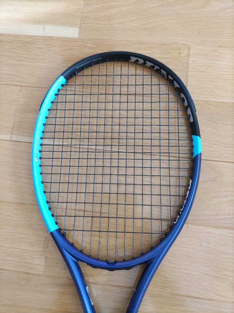実測値有り　ダンロップ FX500TOUR 美品　ストリング張り立て