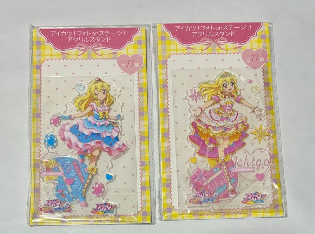 フォトカツ！フォトonステージ！！　アクリルスタンド　星宮いちご2点セット