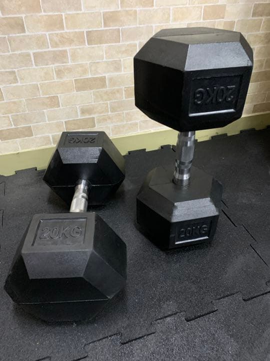 ラバーヘックス  ダンベル　12.5kg 15kg  17.5kg  各２個