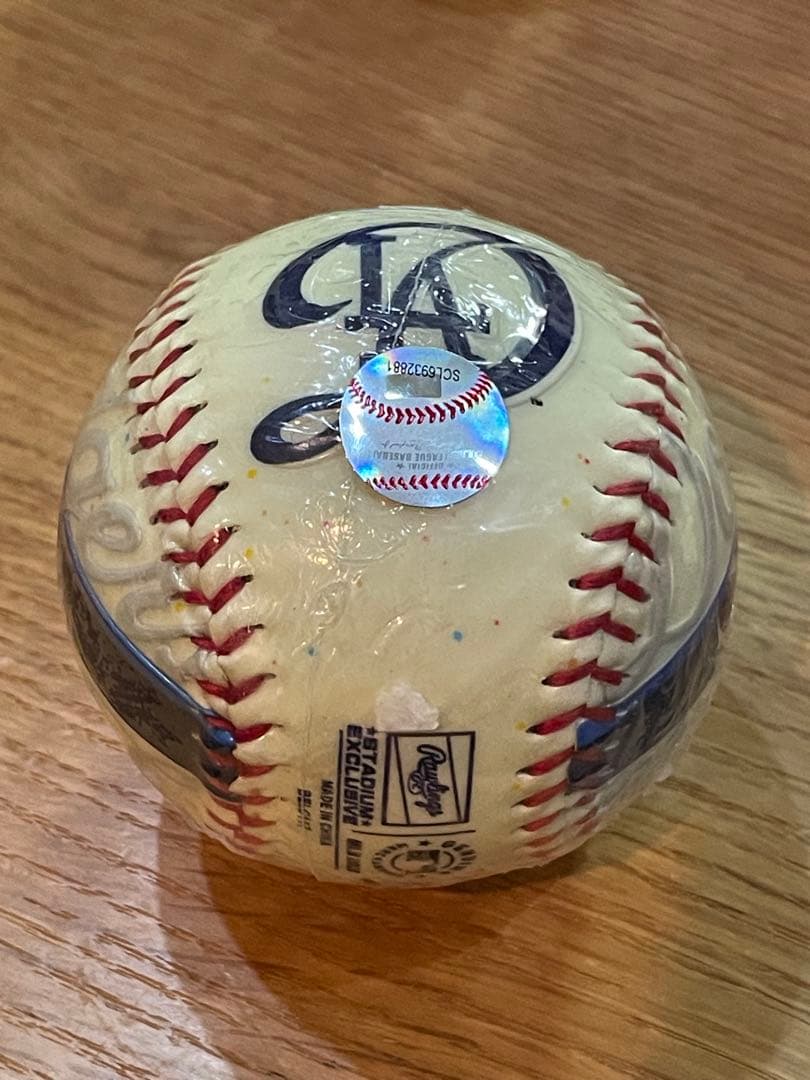 【球場限定レア】MLBドジャース　シティコネクト　デザイン ローリングス　ボール