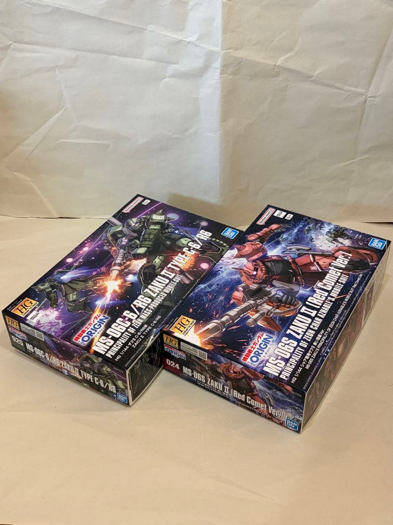 機動戦士ガンダム THE ORIGIN関連 HG 3種類セット 内袋未開封未組立