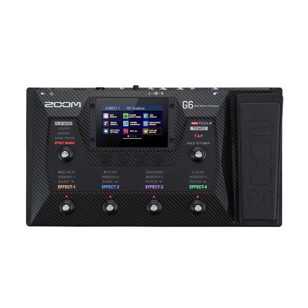 ZOOM G6 マルチエフェクター　専用キャリングバッグ付き