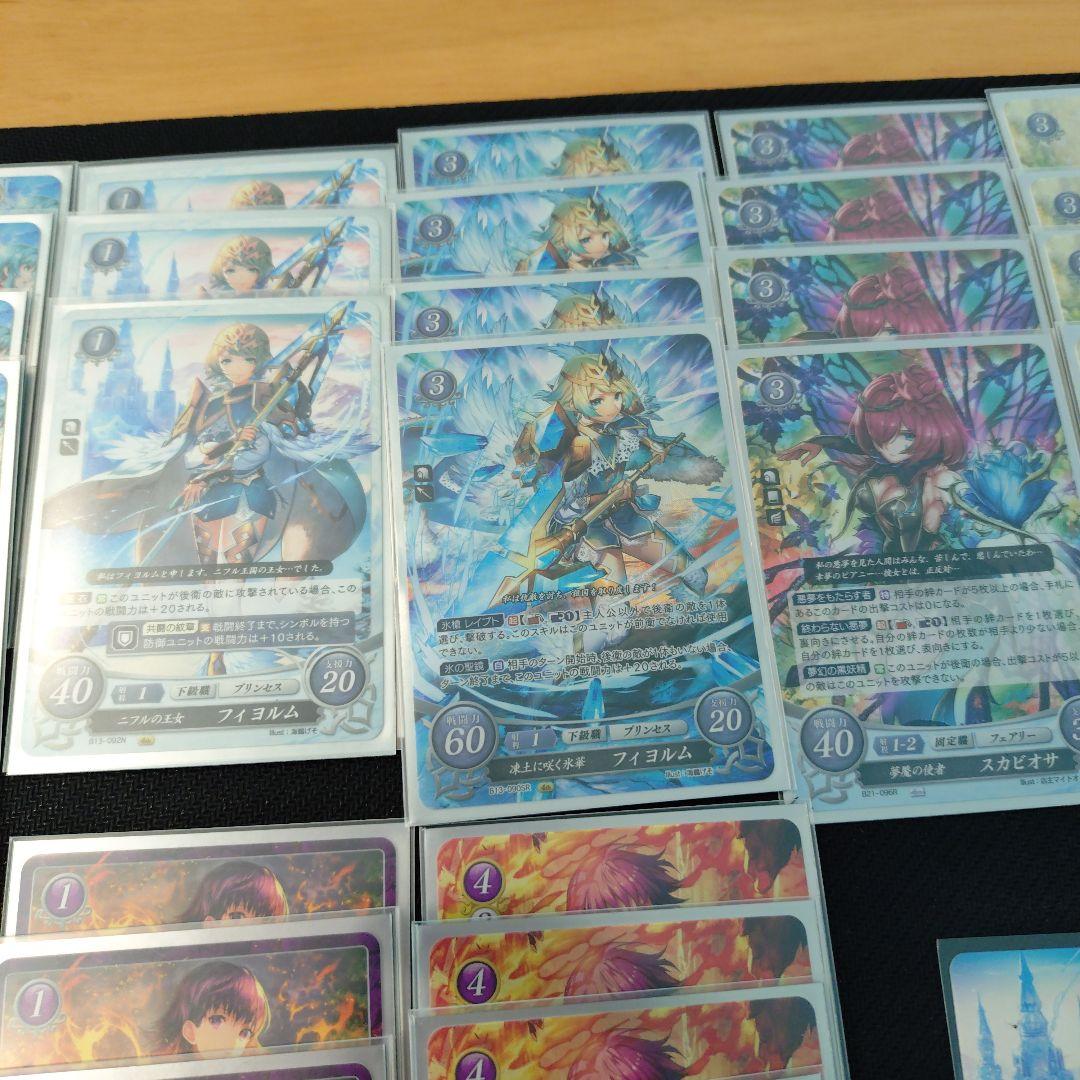 ファイアーエムブレムサイファ 女性カード13種計50枚+マーカー+デッキケース