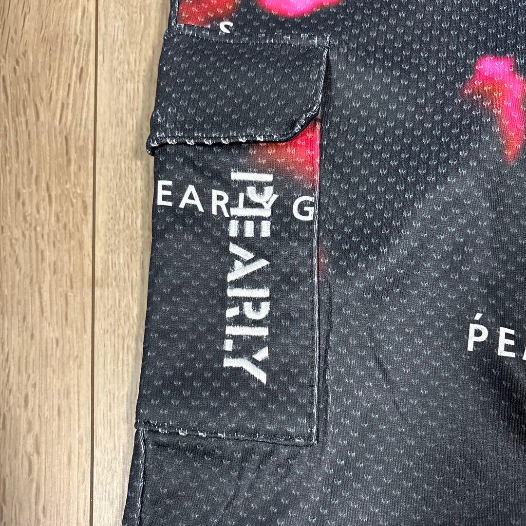【美品】PEARLY GATES フラワーパターン ジョガーパンツ