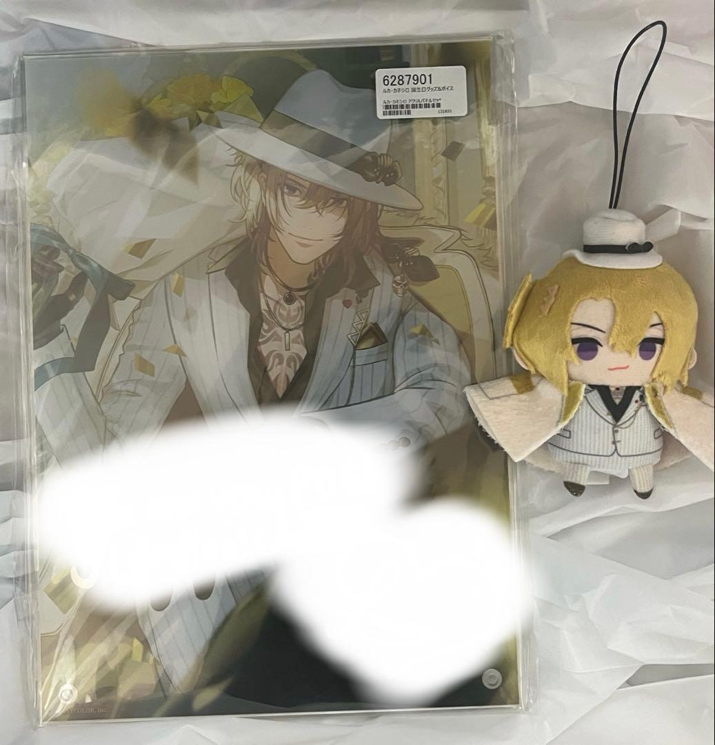 にじさんじEN ルカカネシロ　バースデー　アクリルパネル　にじぱぺっと