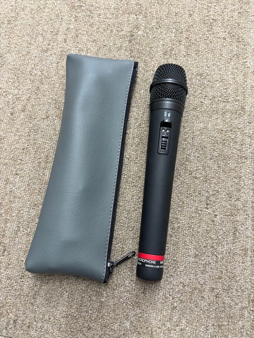 【極美品】TOA ワイヤレスマイク ハンド型 WM-1220 動作良好 希少純正