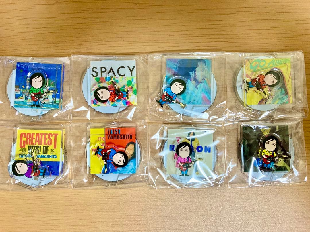 山下達郎 ミニ アクリル スタンド 【コンプリート】全8種 ガチャガチャ