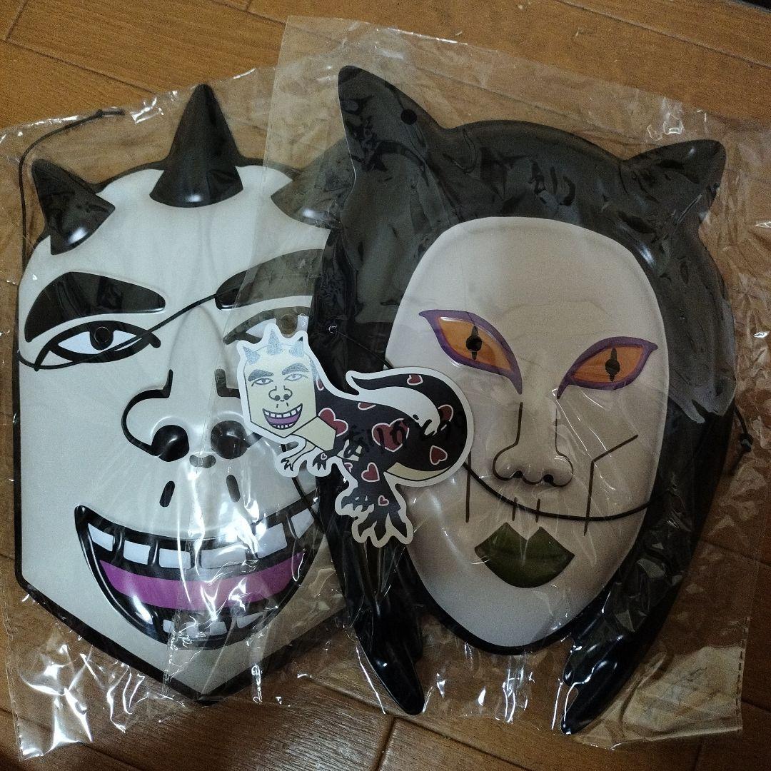 おろちんゆー　ペインさかい　お面&サイン入りステッカーセット