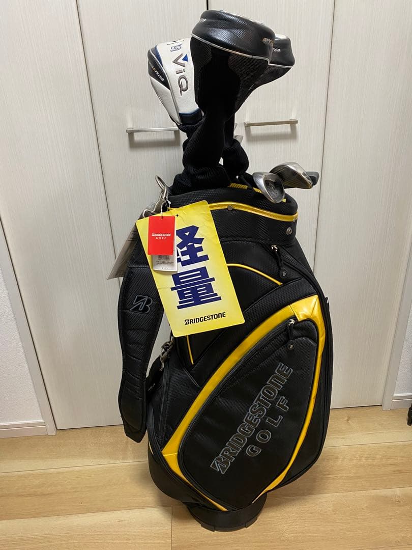 BRIDGESTONE GOLF キャディバッグ ブラック/イエロー 【即決◎】