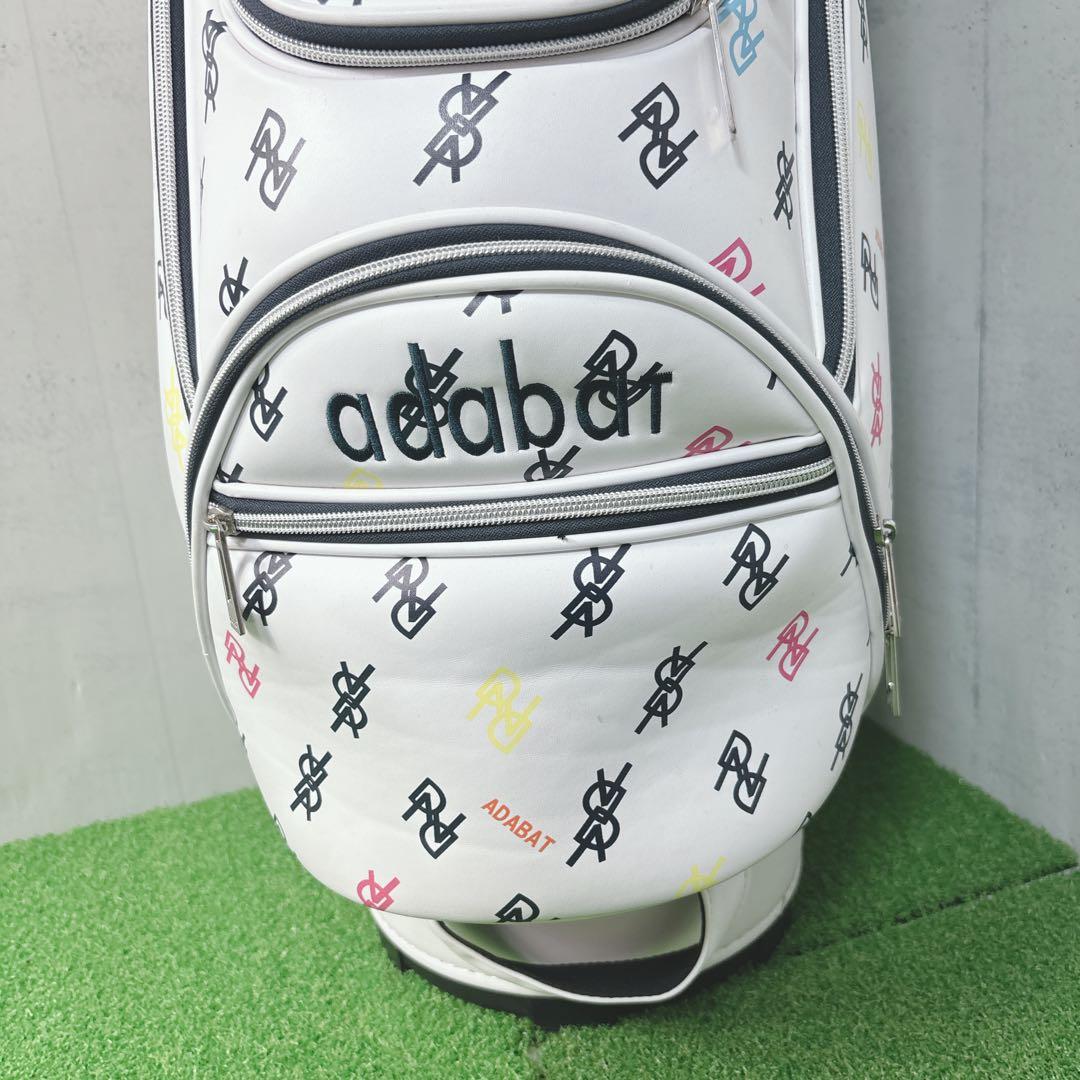 美品　adabat　アダバット　モノグラム柄　キャディバッグ メンズ　レディース