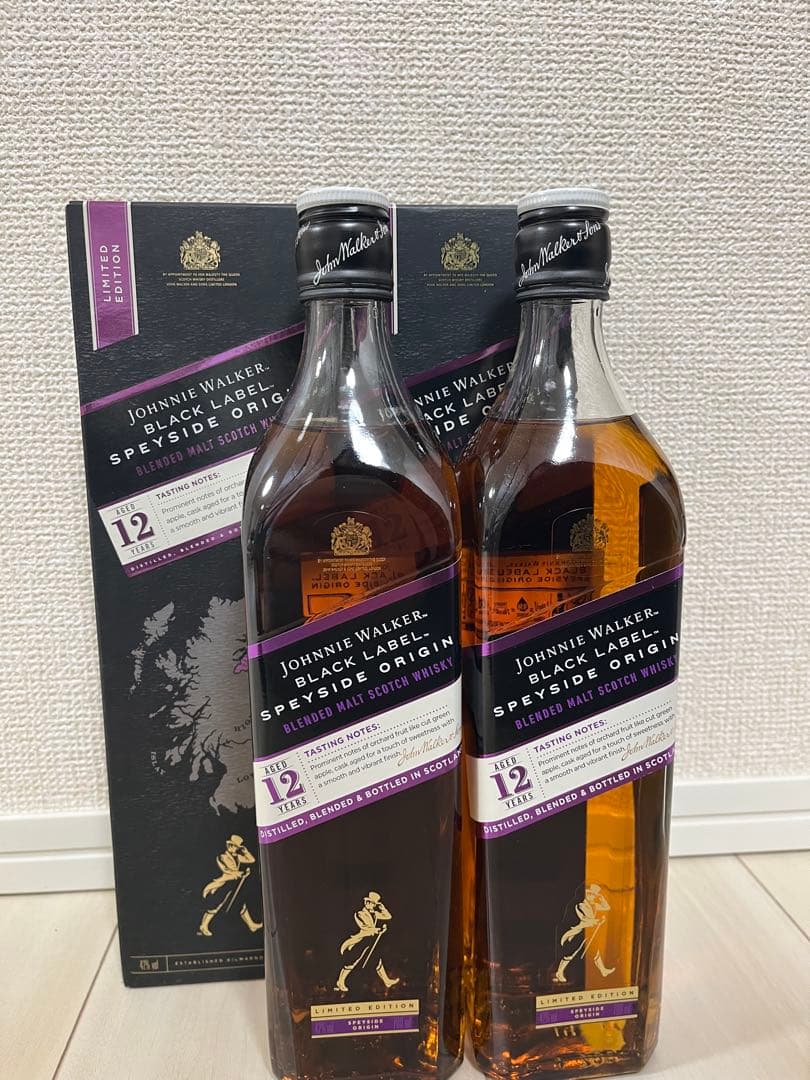 ジョニーウォーカー ブラックラベル スペイサイドオリジン 12年 2本セット