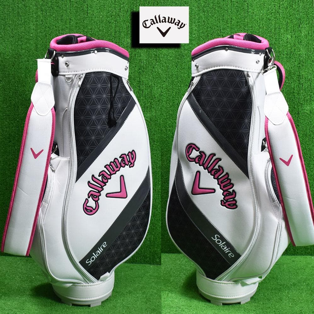 Callaway/キャロウェイ レディース キャディバッグ８型【ホワイト】美品！