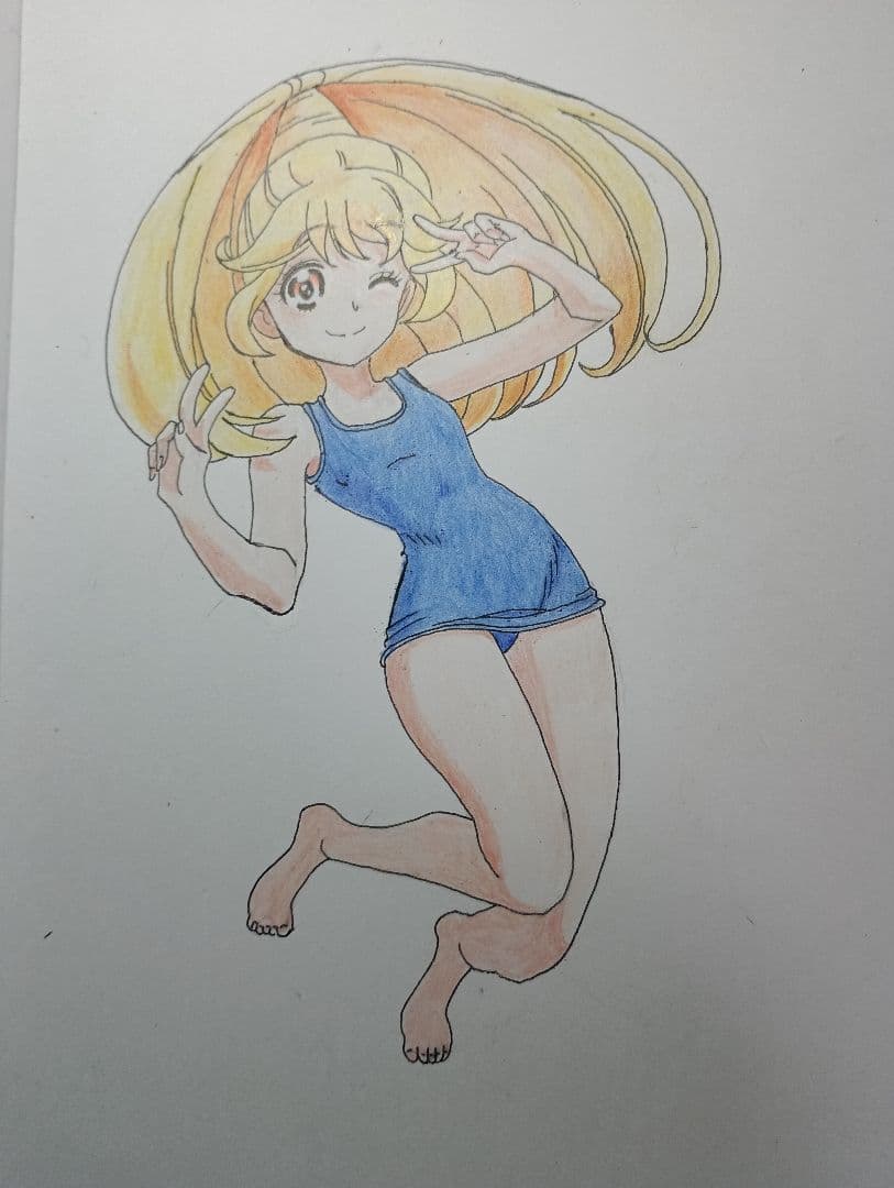 アニメキャラクターのイラスト