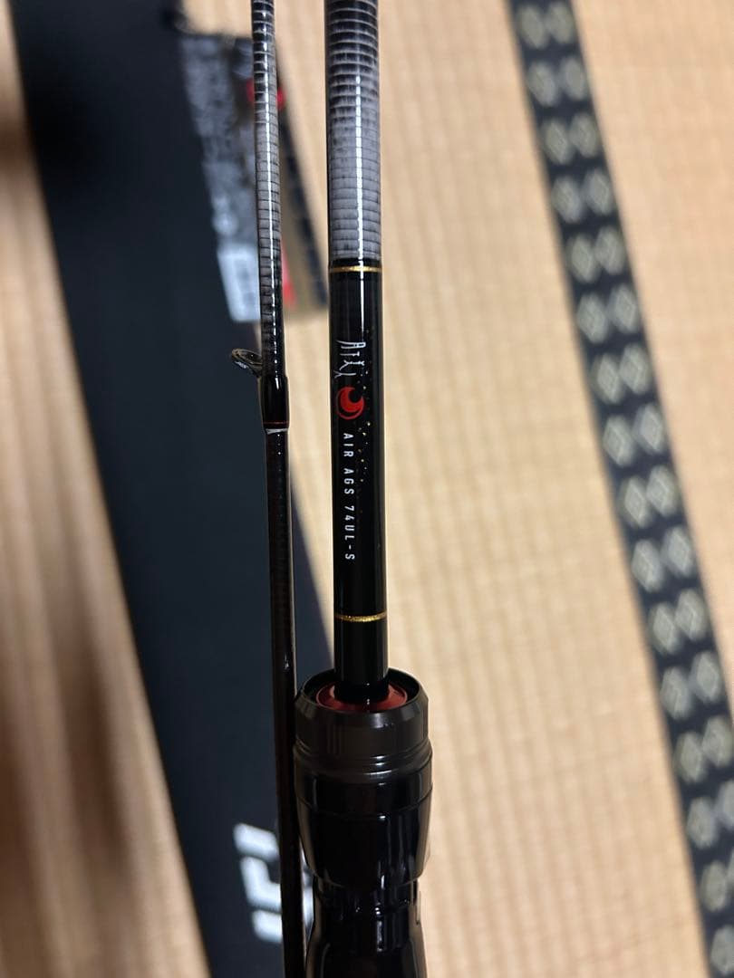 【美品】月下美人AIR AGS 74UL-S MEBARU ルアーロッド