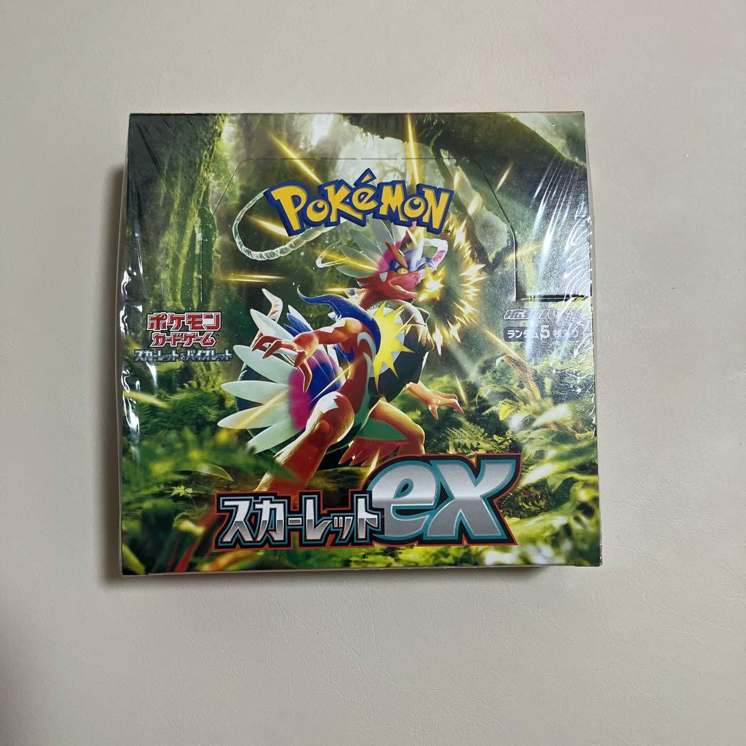 s*i様 ポケモンカードゲーム スカーレットex ボックス　未開封　シュリンクあ