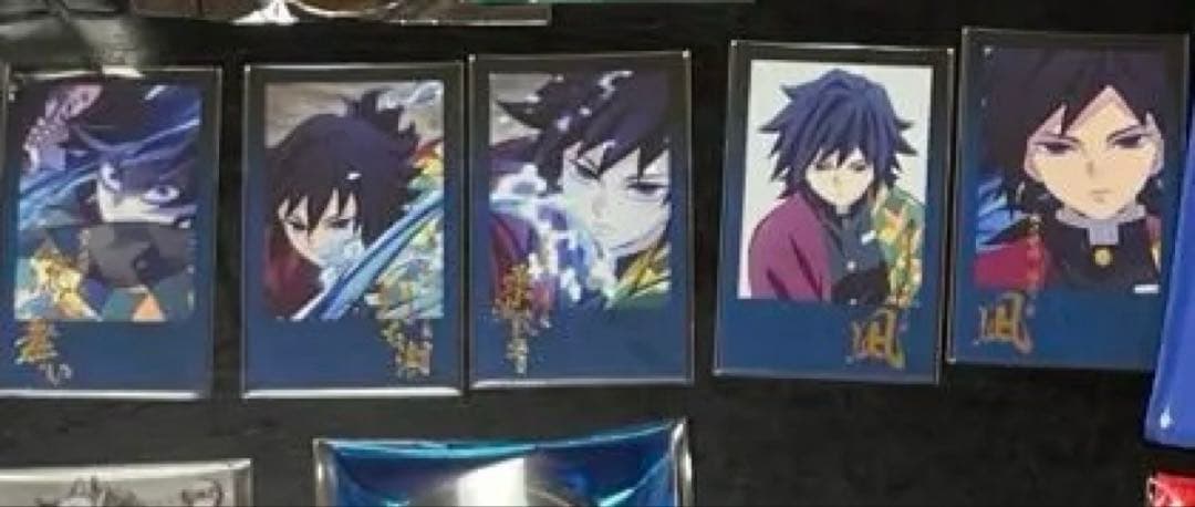 鬼滅の刃 柱ダイニング 冨岡義勇 チェキ風ブロマイド 等鬼滅の刃セット