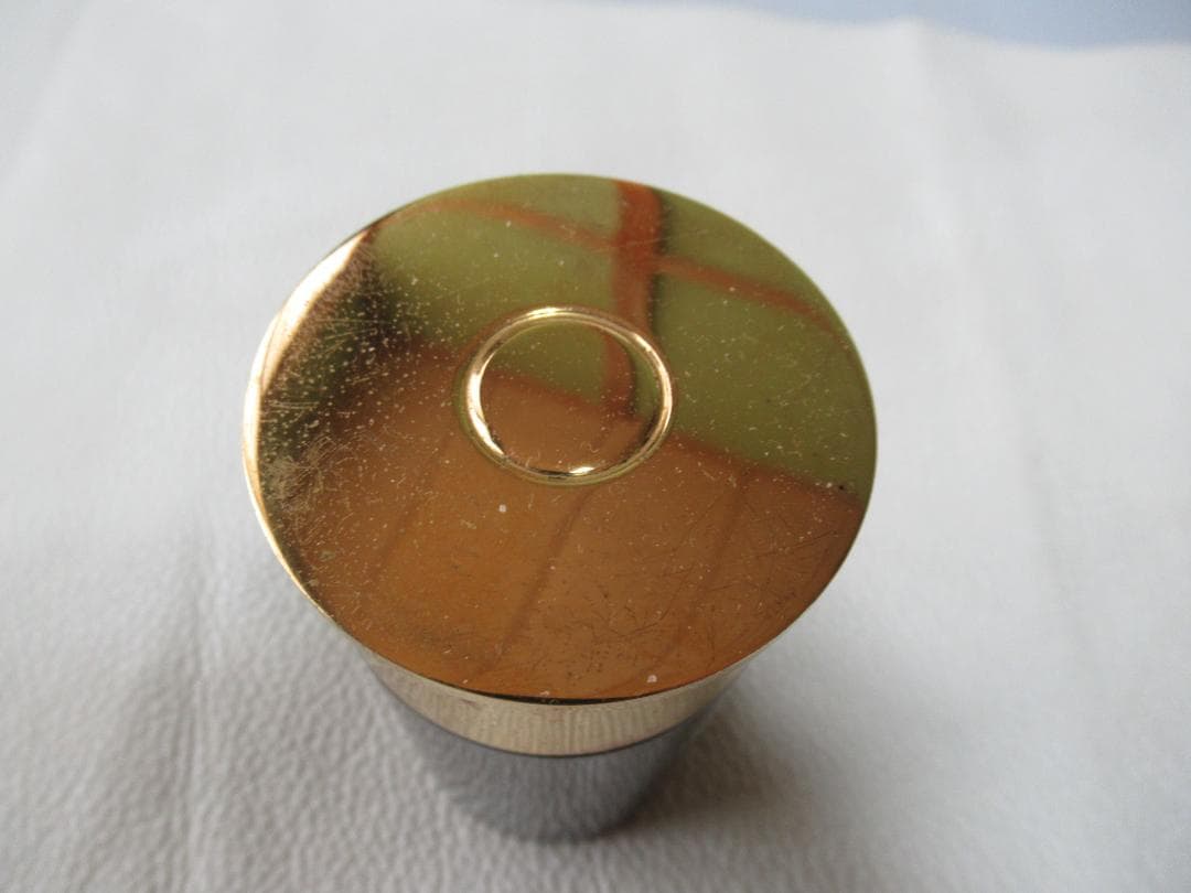 美品希少1974年フラン製◆エルメス 外部銀製内部錫 ティーボックスH9.6cm