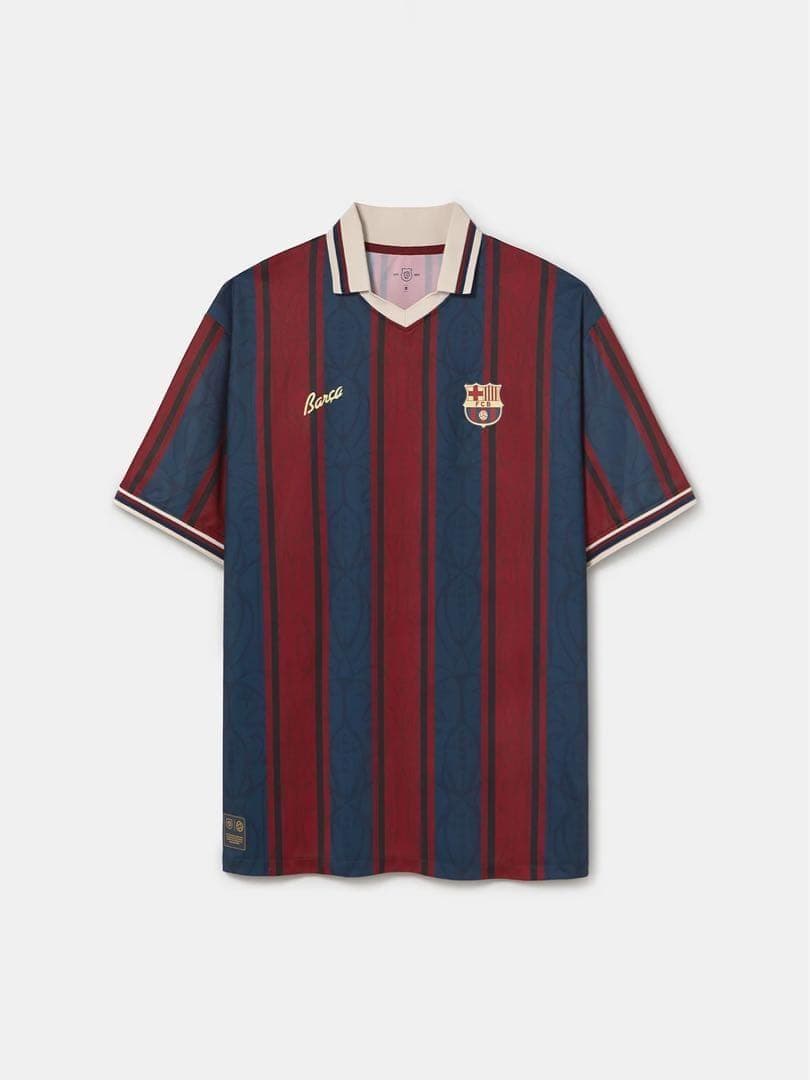 正規品バルセロナ 125周年 オーバーサイズポロシャツ ユニフォーム S