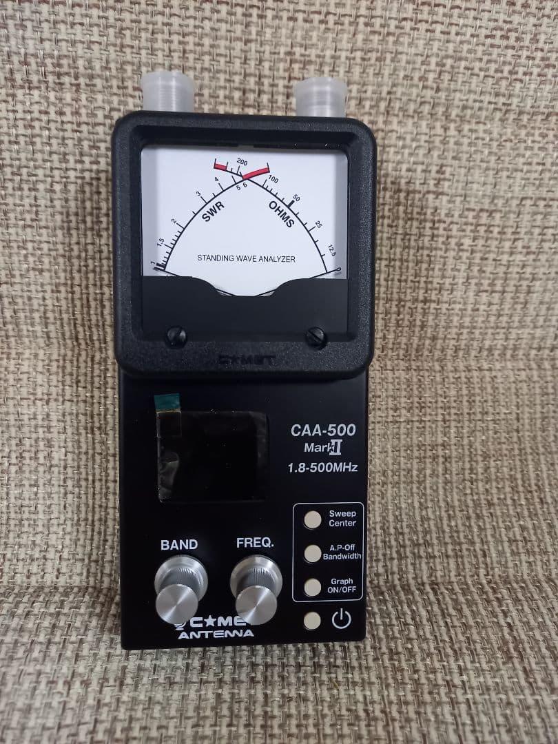 アンテナアナライザーCAA-500II SWRメーター 1.8-500MHz