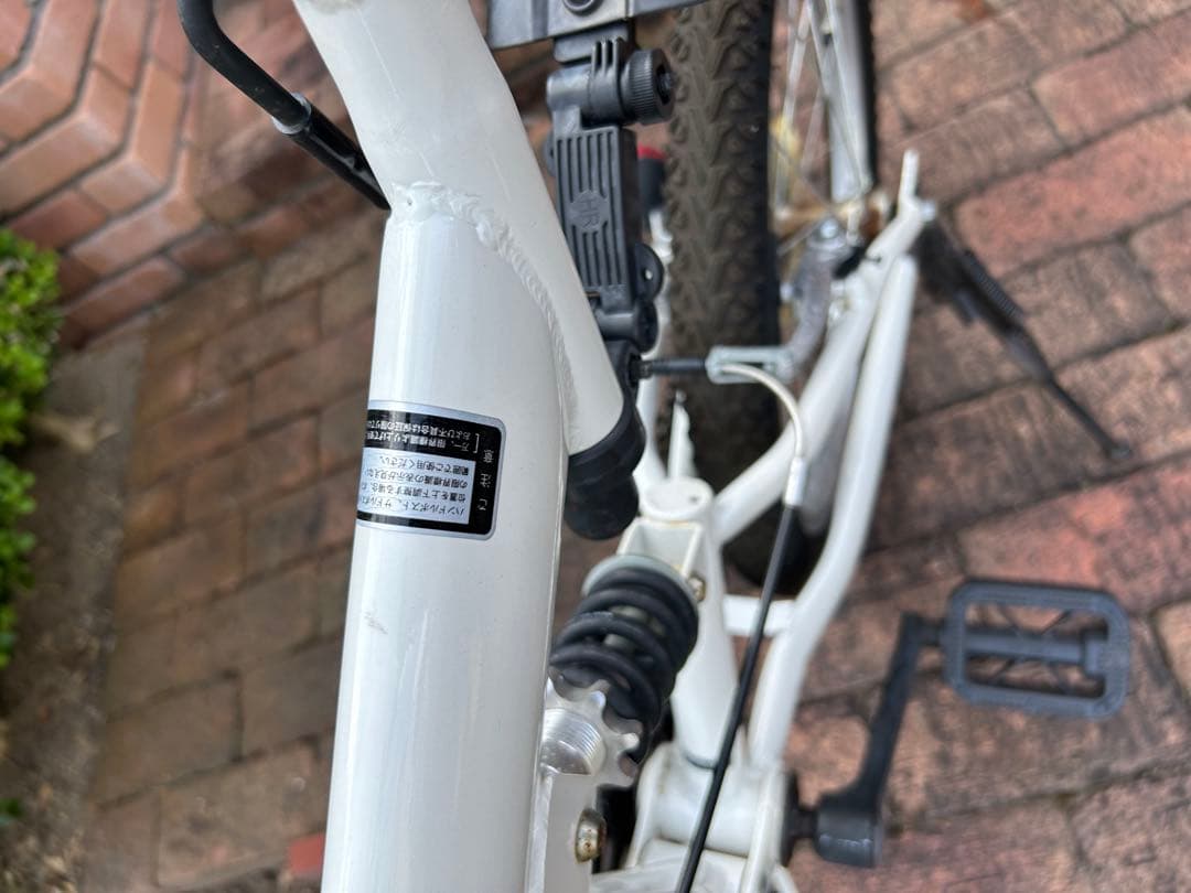 BESPOKER 折りたたみ自転車 ホワイト