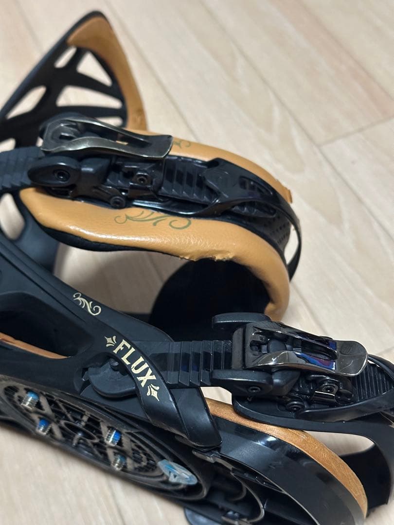 FLUX RL スノーボード バインディング Mサイズ ブラック×ブラウン