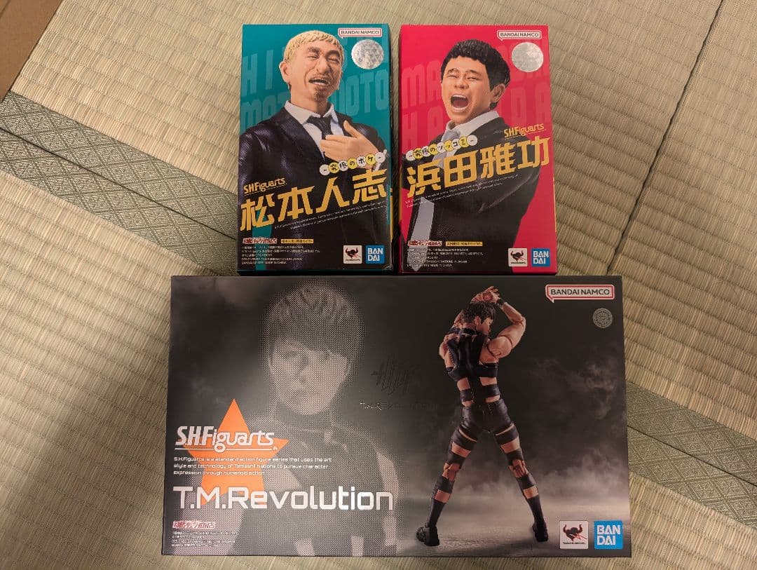 西川貴教、松本人志、浜田雅功、きんに君フィギュアセット