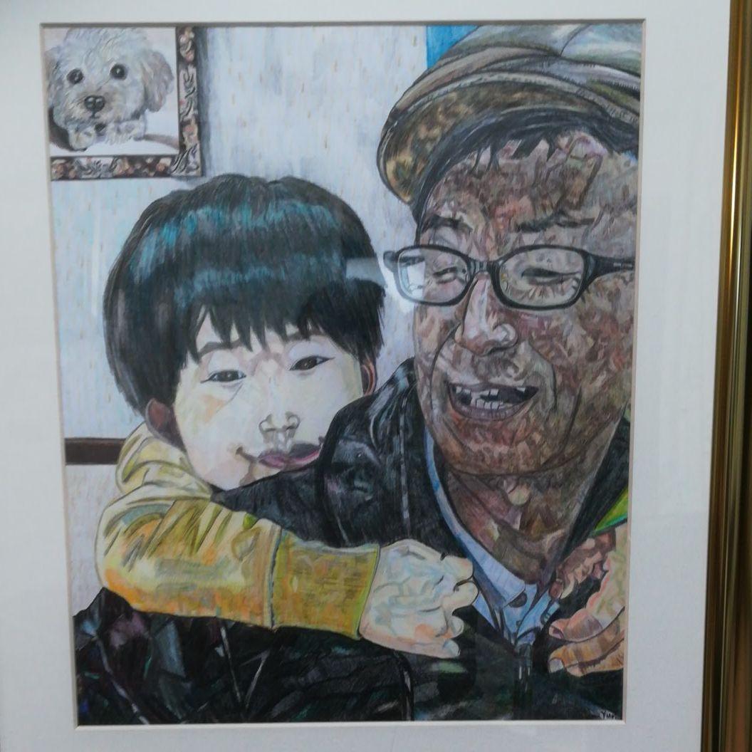 色鉛筆画