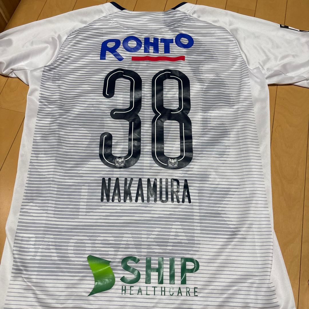 ガンバ大阪2019 アウェイオーセンティックユニフォーム　38中村敬斗　O-XO