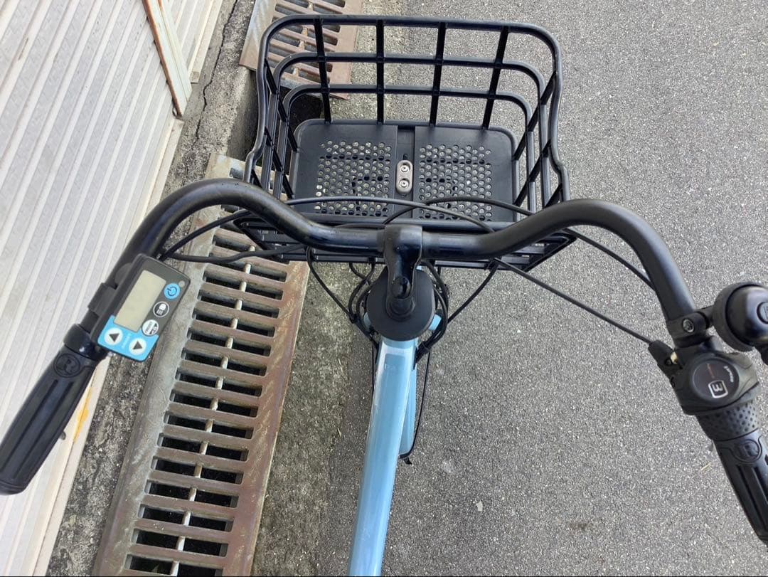 ヤマハ最新機種電動アシスト自転車pasBabby20インチブルーアルミボディー