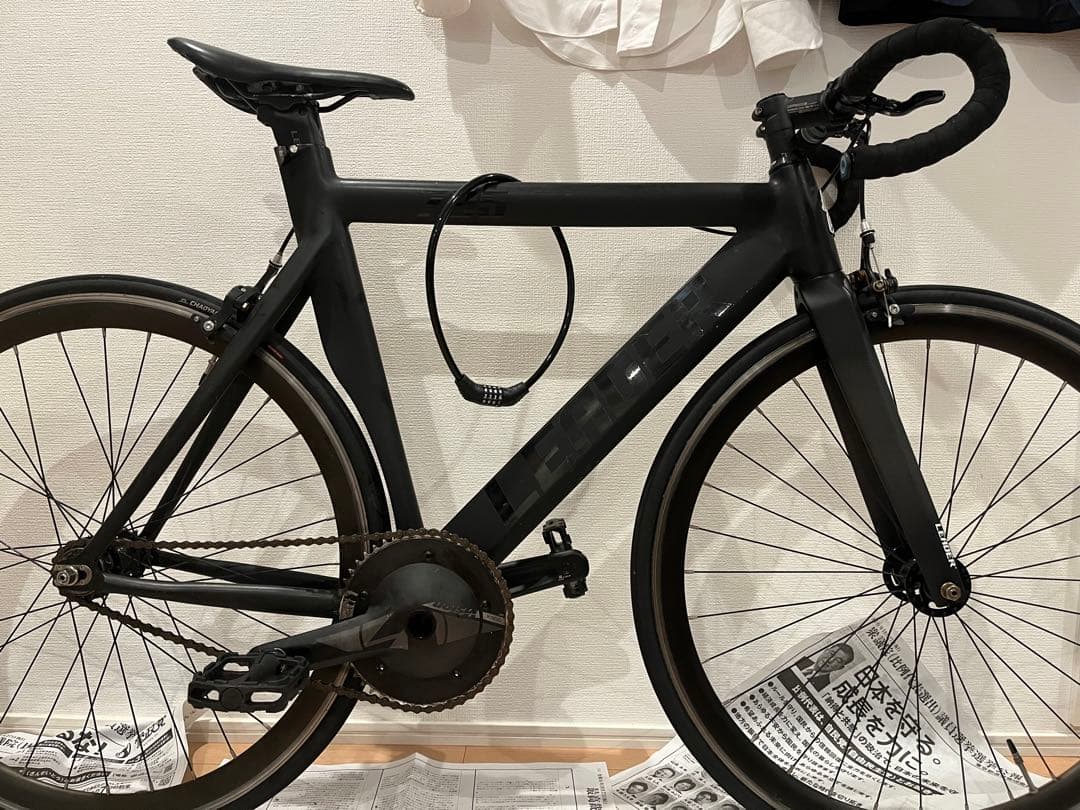 LEADER735 ピストバイク ブラック Lサイズ