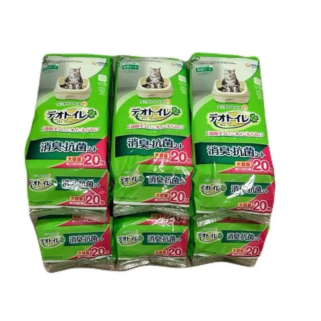 新品 [6個セット] ユニ・チャーム デオトイレシート消臭抗菌 20枚