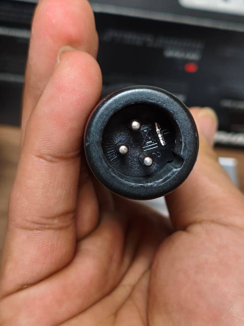 SHURE SM57 ダイナミックマイク (美品) + SHURE ポップガード