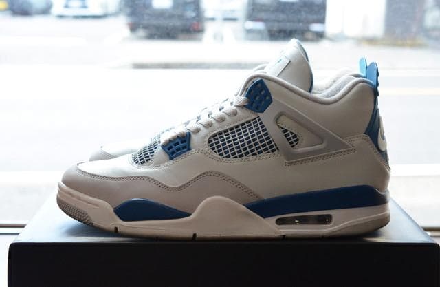 シューズ(男性用) Nike Air Jordan 4 Retro Industrial Blue