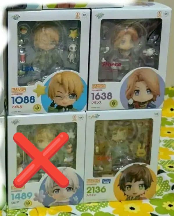 ヘタリア　ねんどろいど 5体