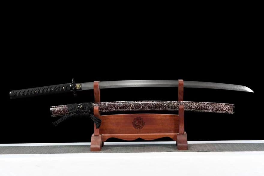 鉄装模様鋼鳳凰紋武士刀【虎徹打刀】武具　刀装具　日本刀　模造刀 居合刀