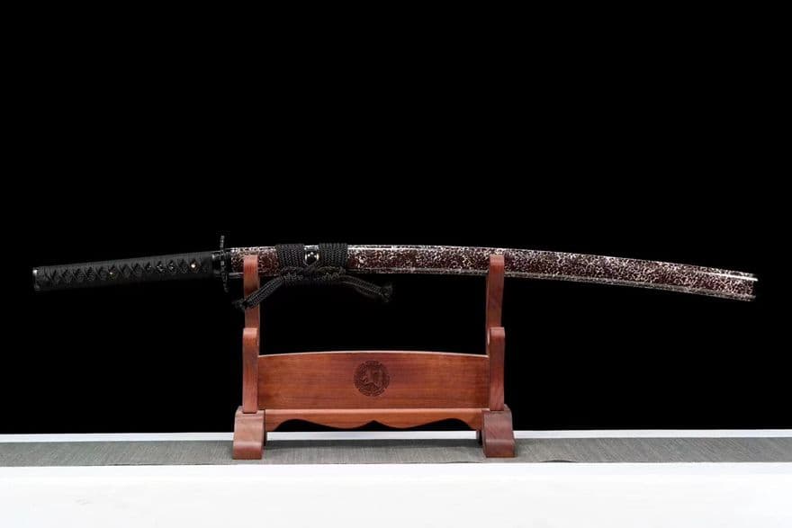 鉄装模様鋼鳳凰紋武士刀【虎徹打刀】武具　刀装具　日本刀　模造刀 居合刀