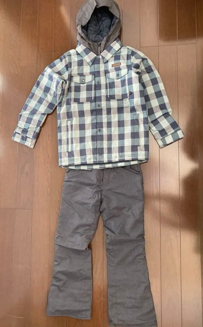 Burton キッズ ジュニア 子供 上下セット スノーボード ウェア サイズL