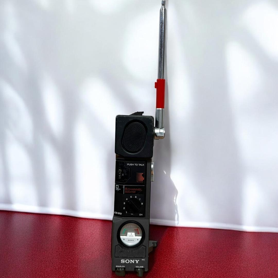 C ☆ ソニー ICB-870T 8ch トランシーバー 無線機 市民ラジオ