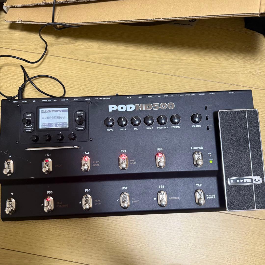 Line 6 POD HD500 マルチエフェクター アンプシミュレーター完動品