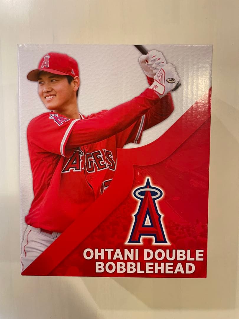 初球場配布　大谷翔平　メジャー初　ボブルヘッド 二刀流 2018年