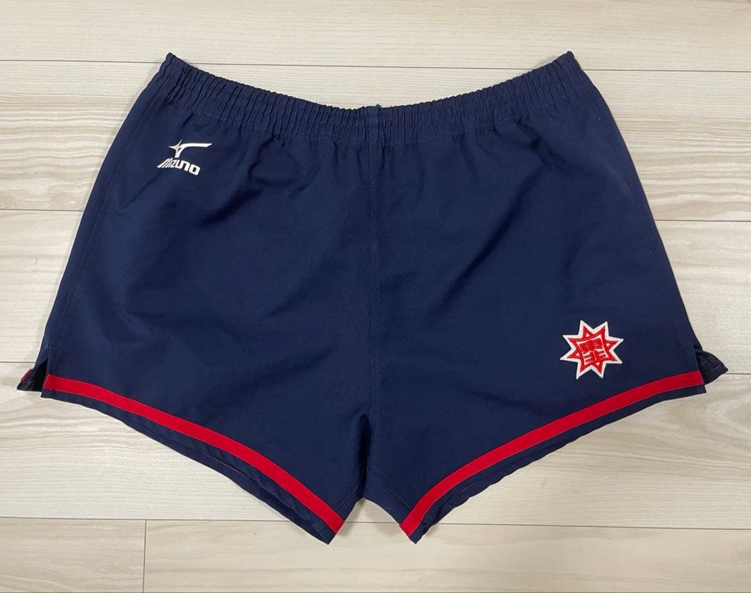 【美品】東北高校　バレーボールパンツ XO ネイビー