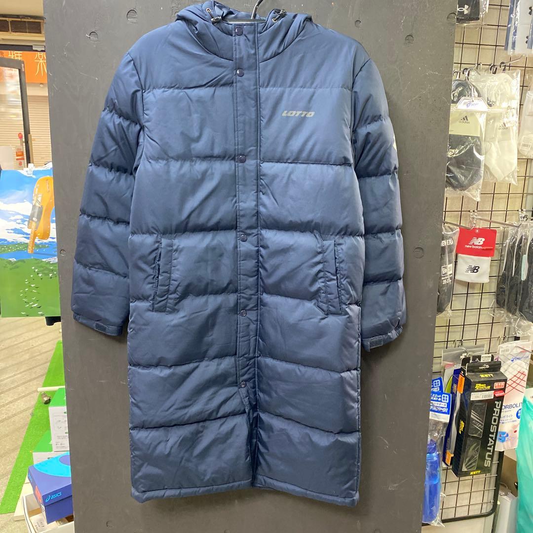 【新品】Lotto ベンチコート　ネイビー　M